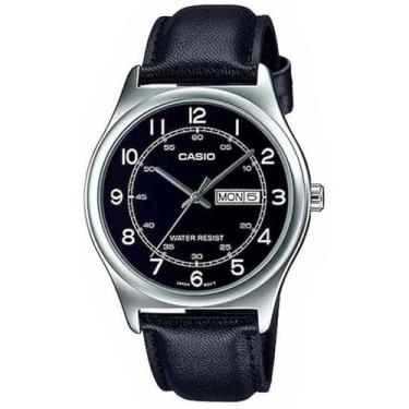 Imagem de Casio Relógio Mtpv006l1b2 tamanho único, preto, clássico, Preto, Clássico