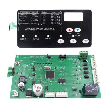 Imagem de ROBOA Kit de placa de controle 42002-0007S (461105) com interruptor 472610Z compatível, com sistemas elétricos de aquecedor de piscina/spa série NA/LP.