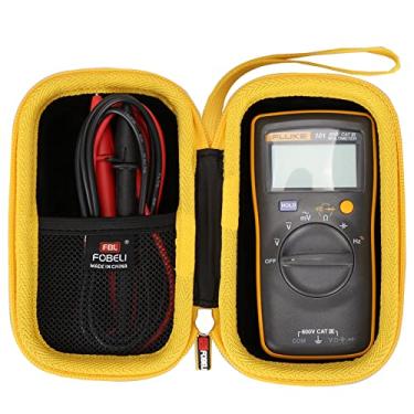 Imagem de FBLFOBELI Hard Travel Carrying Case for FLUKE 101/106 / 107 Digital Multimeter, EVA Shockproof Protective Cover Storage Bag (Case Only)