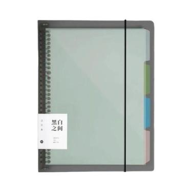 Imagem de Caderno Espiral com 60 Folhas Recarregáveis A4, A5 e B5 - Ideal para E