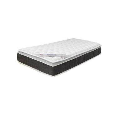 Imagem de Colchão de Solteiro Molas New Tecnopedic Pillow 88x188 Castor, Cinza