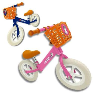Imagem de Bicicleta Bike de Equilíbrio Infantil Criança Sem Pedal Aro 12 Com Ces