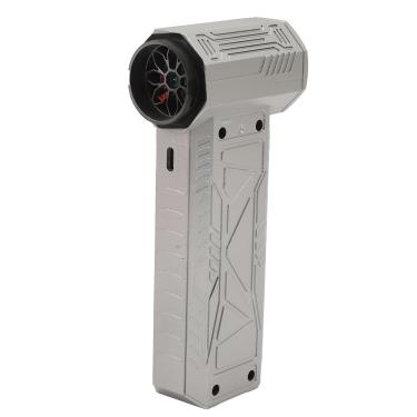 Imagem de Espanador de ar elétrico potente motor sem escovas soprador de pó para computador home office - ventilador portátil portátil recarregável [8000mAh] (prata)