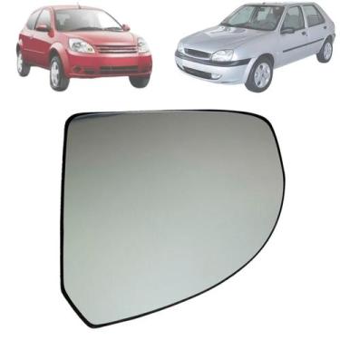 Imagem de Lente Com Base Retrovisor Fiesta 2002 Ka 2008 - M2B, Direito Passageir