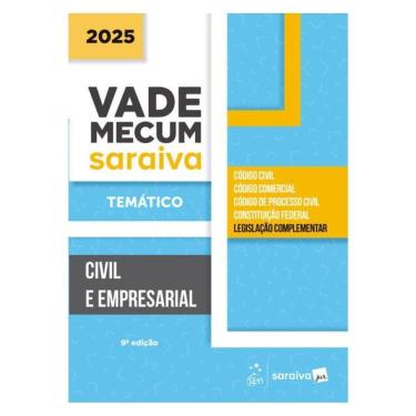 Imagem de Vade Mecum Civil E Empresarial - Temático - 9ª Edição 2025