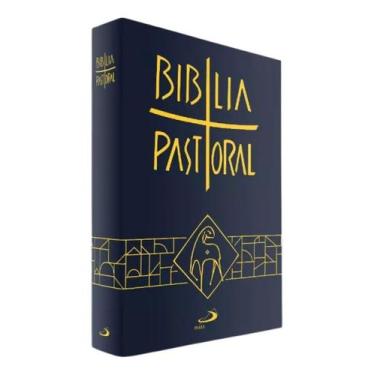 Imagem de Bíblia Sagrada Nova Pastoral Média Tradicional Capa Cristal Livro Comp