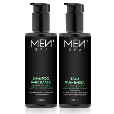 Imagem de Kit Shampoo Esfoliante + Balm para Barba 150mL Menspa