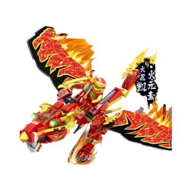 Imagem de Figura de Ação Ninja Lloyd - Armadura Mech - Mini Modelo de Blocos de 