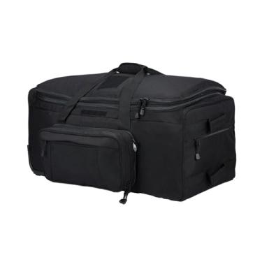 Imagem de ZSearARMY Bolsa De Implantação Com Rodas, Mochila Militar, Bolsas Grandes Para Serviços Pesados (Fbm-Black)