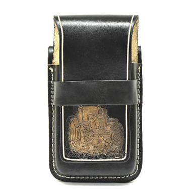 Imagem de Bainha Porta Celular 100 Couro Atrevidus Country Trator - Atrevidu's C