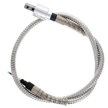 Imagem de Utoolmart Broca elétrica de aço inoxidável flexível eixo núcleo 39 polegadas de comprimento 4 mm de diâmetro interno núcleo de mola extensão rotativa ferramenta para 350W TM-2 Bench Grinder Drill