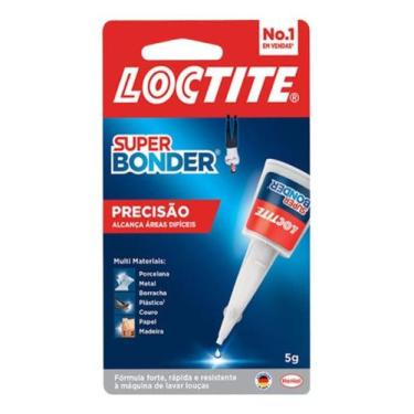 Imagem de Super Bonder Loctite 5g Cola Couro Madeira Metal Resistente