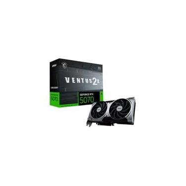 Imagem de Placa de Vídeo MSI GeForce RTX 5070 12G VENTUS 2X OC,12 GB GDDR7, 28Gbps, NVIDIA® GeForce RTX? 5070- G5070-12V2C