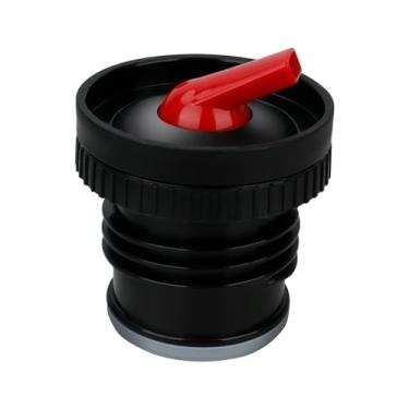 Imagem de Tampa de substituição Thermos Stopper para Stanley – Converter em erva mate termo com fluxo de alta precisão, serve em garrafas clássicas de boca larga (1,1 QT/1,5QT/2QT) – preto/vermelho, conjunto de