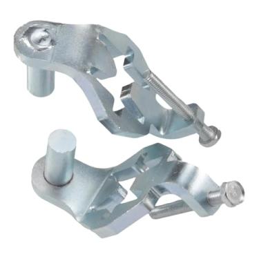 Imagem de FLCPJGV 2x t post gate dobradiça dobradia cabide de destino cabide de portões pesados ​​para quintal, Prata