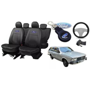 Imagem de Jogo Exclusivo Ford Belina 1985-1991 + Capas, Volante e Chaveiro - Ele