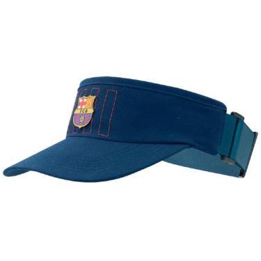 Imagem de Boné Barcelona SuperCap Viseira Azul - Adulto, Único, Azul