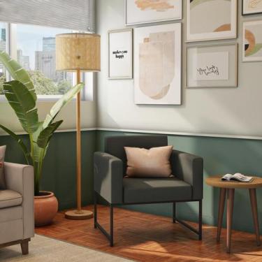 Imagem de Poltrona Sônia Grafite - Mobly