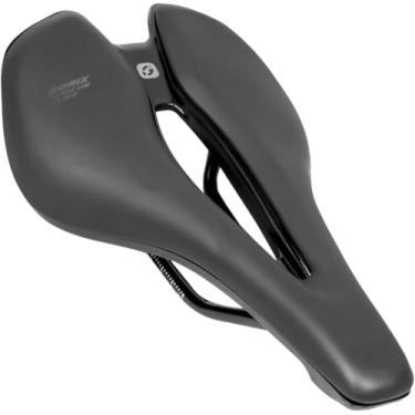 Imagem de GORIX Assento de selim curto para bicicleta, nariz curto, orifício largo, absorção de choque, bicicleta de estrada (MT Road Game GR S303)