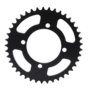 Imagem de Sprocket de dente aço preto 76mm 41 dentes Chave de roda dentada traseira para veículos de praia de motocicletas de bicicletas elétricas para motocicletas