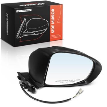 Imagem de A-Premium Espelho retrovisor elétrico do lado do passageiro - Espelho retrovisor elétrico compatível com Toyota Prius 2010-2015, Prius Plug-In 2012-2015 - Espelho retrovisor externo externo dobrável