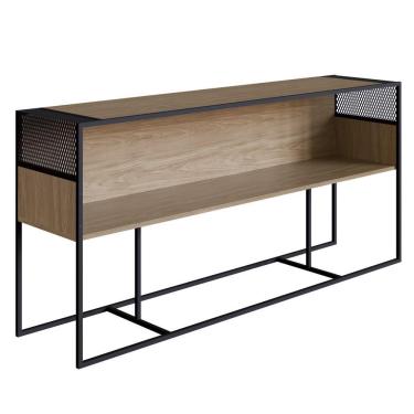 Imagem de Aparador Para Sala De Estar Pés Metálicos York Hanover/Preto