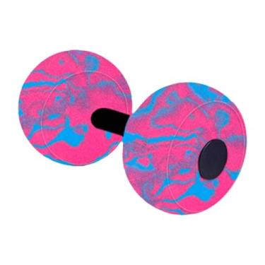 Imagem de Deevoka Halteres para exercícios aquáticos, halteres aquáticos de EVA, condicionamento físico em piscina, portáteis, equipamentos de hidroginástica para, Rosa E Azul