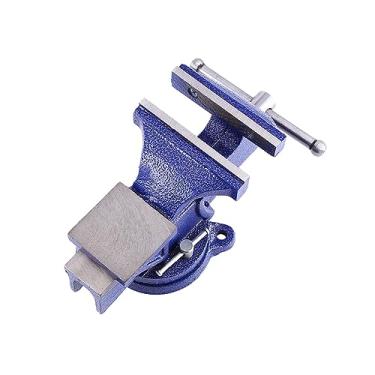 Imagem de Vice de Engenheiro Pesado Yctze, Vice -alvo de Metalworking Com Mandíbulas de Aço, Ferramenta de Grampo de Bancada Ajustável para Oficina de Garagem, Ideal para Mesa de Bancada, Artesanato, Projetos