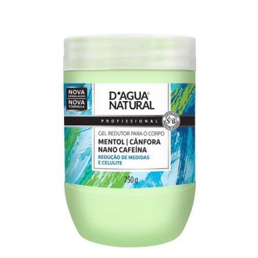 Imagem de Gel  Redutor Para o Corpo Mentol Canfora e Cafeina 750g - D 'Água Natu