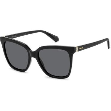 Imagem de Óculos de Sol Polaroid 4155 S X 807 55M9 Preto Polarizado - Preto - Único - Feminino-Feminino