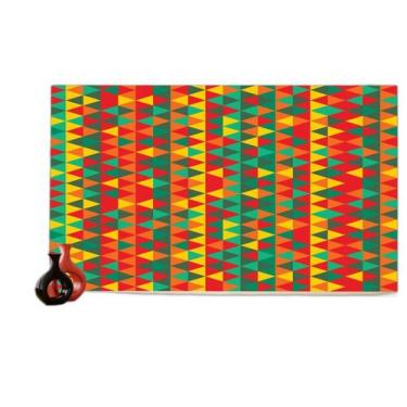 Imagem de Papel De Parede Geométrico Triângulos Abstrato 3,5M Gmt86 - Você Decor