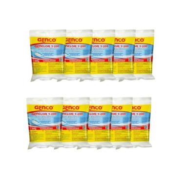 Imagem de 10 unidades Cloro Tablete - Genco- Genclor tradicional