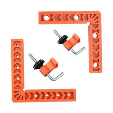 Imagem de Baoblaze 2 Grampos de canto de 90 graus, Grampos de ângulo reto, Ferramenta para marcenaria, Esquadro de posicionamento, Localizador de canto de 90 graus para, Xl