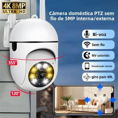 Imagem de WiFi 1080P HD versão excelente câmera externa interna sem fio de 360 g