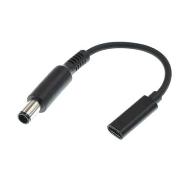 Imagem de FASTELECTRIC Conector De Carregador Energia Pd 100 W, Ponta Usb C Para Adaptador Cabo Carregamento Fino Laptop, Conversor Fêmea Tipo Macho Dell 18-20 V, Funciona Com 45 65 W E 90 (7,4 X 5,0 Mm Dell)