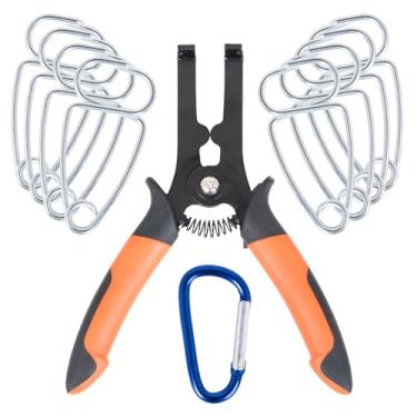 Imagem de PLATATO Kit de grampos de mola de esquadria para marcenaria, moldura, molduras, acabamento de madeira