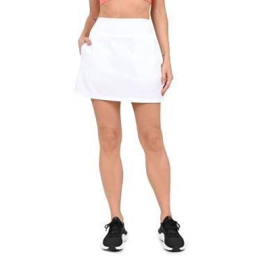 Imagem de Shorts-Saia de Feminina Under Armour Empower, Branco, GG