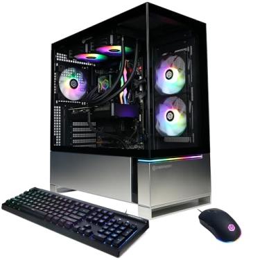 Imagem de CyberPowerPC Gamer Supreme Gaming PC, AMD Ryzen 7 8700F 4.1GHz, GeForce RTX 5070 12GB, 32GB DDR5, SSD PCIe 4.0 2TB, WiFi Ready & Windows 11 Home (SLCAI9400A3)