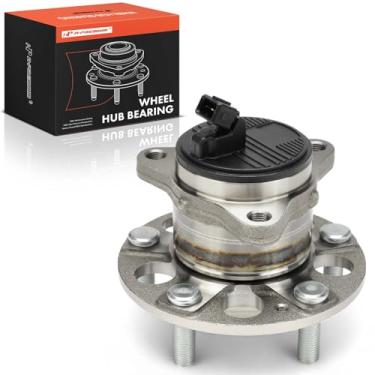Imagem de A-Premium Rolamento de roda traseira e conjunto de cubo com ABS e 5 terminais compatíveis com Hyundai Kona Electric 2019-2023 e Kia Niro EV 2019-2022
