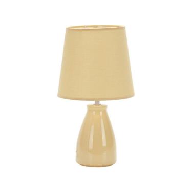 Imagem de Luminária Abajur Taschibra Pottery 37cm E27 Bivolt Bege