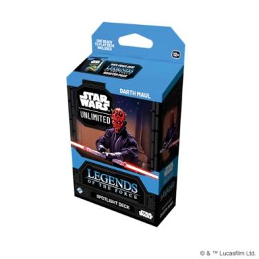 Imagem de Star Wars: Unlimited TCG Legends of The Force Darth Maul Spotlight Deck - Baralho de 50 cartas pronto para jogar com cartas exclusivas, maiores de 12 anos, 2 ou mais jogadores, 20 minutos de