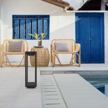 Imagem de Balizador Led Aluminio 6w Ip54 3000k 54x14cm Molde - Yamamura, PRETO