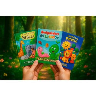 Imagem de Kit 24 Livrinhos da Bíblia Infantil - Histórias da Bíblia, Amiguinhos 