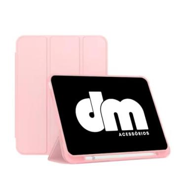 Imagem de Capa Para Xiaomi Redmi Pad Se Tela 8.7 Hibernação + Película DM ACESSÓRIOS (ROSA)