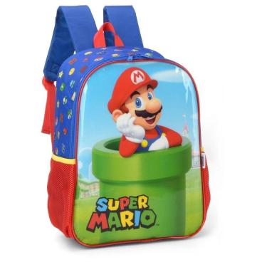 Imagem de Mochila Super Mario- Azul - IS39431MO Luxcel