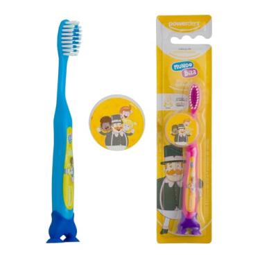 Imagem de Powerdent Escova De Dentes Mundo Bita Com Protetor De Cerdas 2-5 Anos Multicolorido