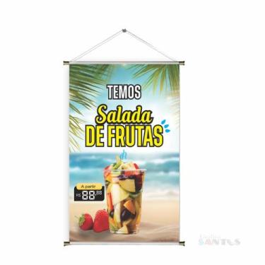 Imagem de Banner pronto Salada de Fruta BA 150 medida 45x70 cm arte pronta