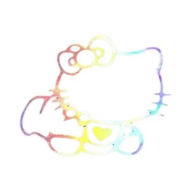 Imagem de Adesivos Decorativos Hello Kitty Rosa para Carro e Motocicleta Honda -