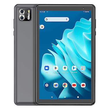 Imagem de Tablet Android de 8 polegadas, Octa Core, 8 GB RAM 64 GB ROM, 1 TB Expandir Tablets PC, 1280 x 800 HD IPS, bateria de 5000 mAh, câmera dupla, tablets com Bluetooth e WiFi, tipo C (cinza)