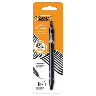 Imagem de Caneta gel Gelocity Quick Dry 0.7mm Preta - Bic